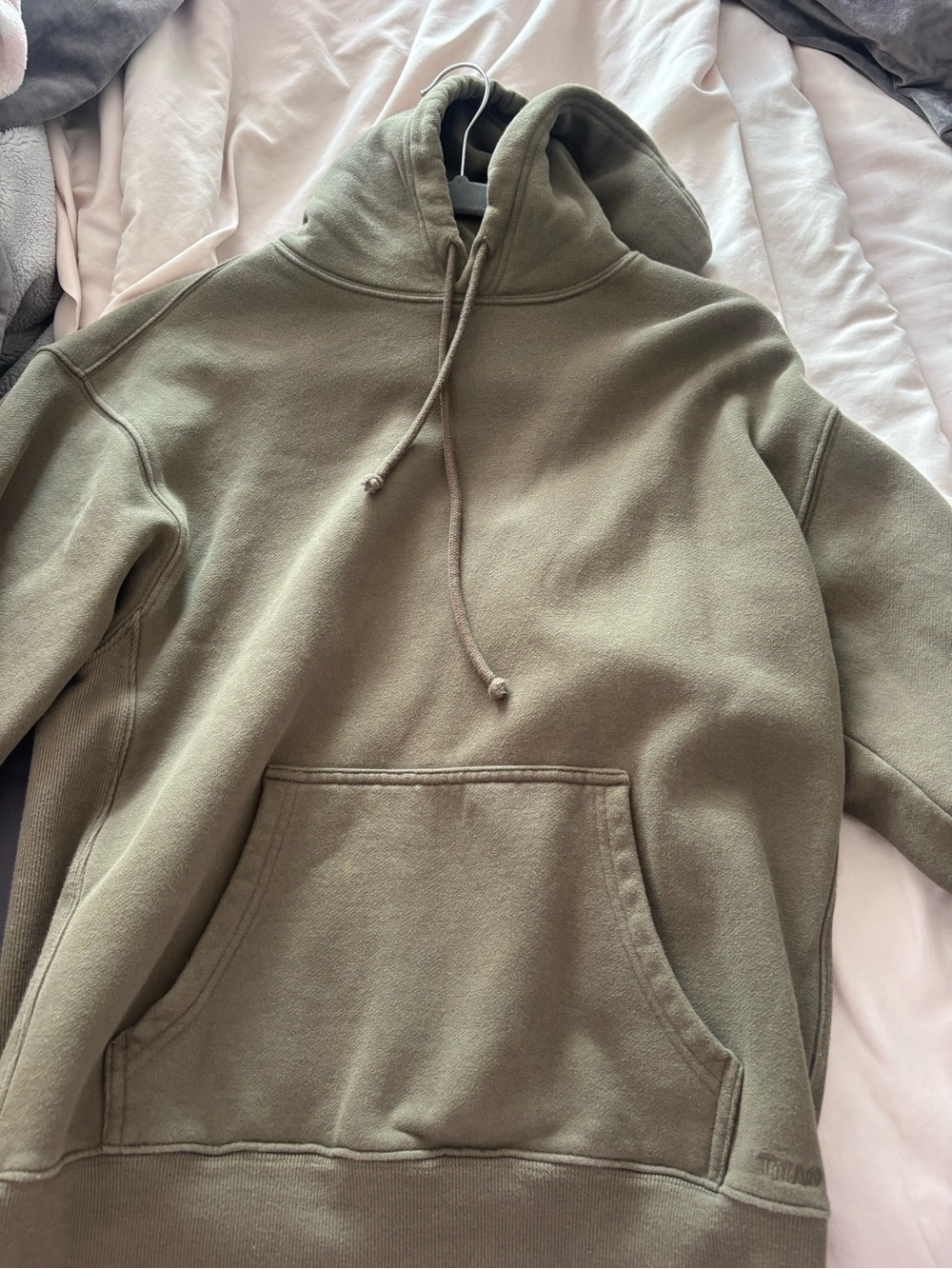 Olive green Aritzia hoodie